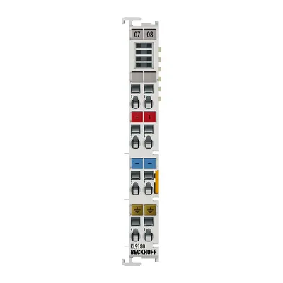 Potential distribution terminal, 2 x 24 V DC; 2 x 0 V DC, 2 x PE