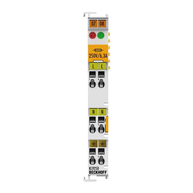 Potential supply terminal, 120…230 V AC, with fuse