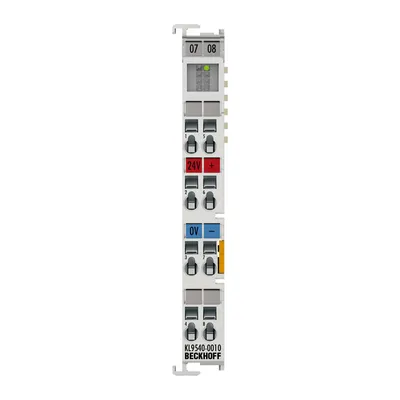 System terminal, surge filter field supply for analog terminals