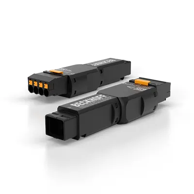Low power transformer, 3-channel voltage interface, 400 V AC, accuracy class 0.5, electronic nameplate, RJ45
