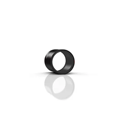 Lens protection tube, 61 mm long, hardened and anti-reflective glass, optional splinter protection film