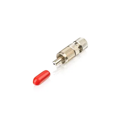 Connector, field assembly, for fiber optic cables