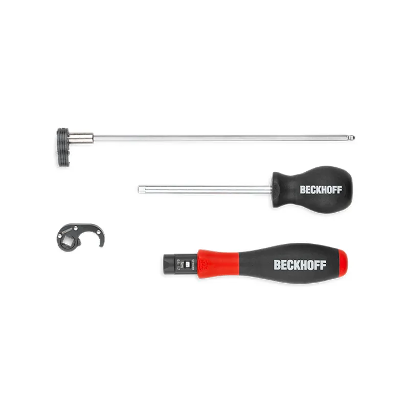 Torque wrench for M8 cables with knurl, incl. ratchet, adjustable 0.5…1.7 Nm