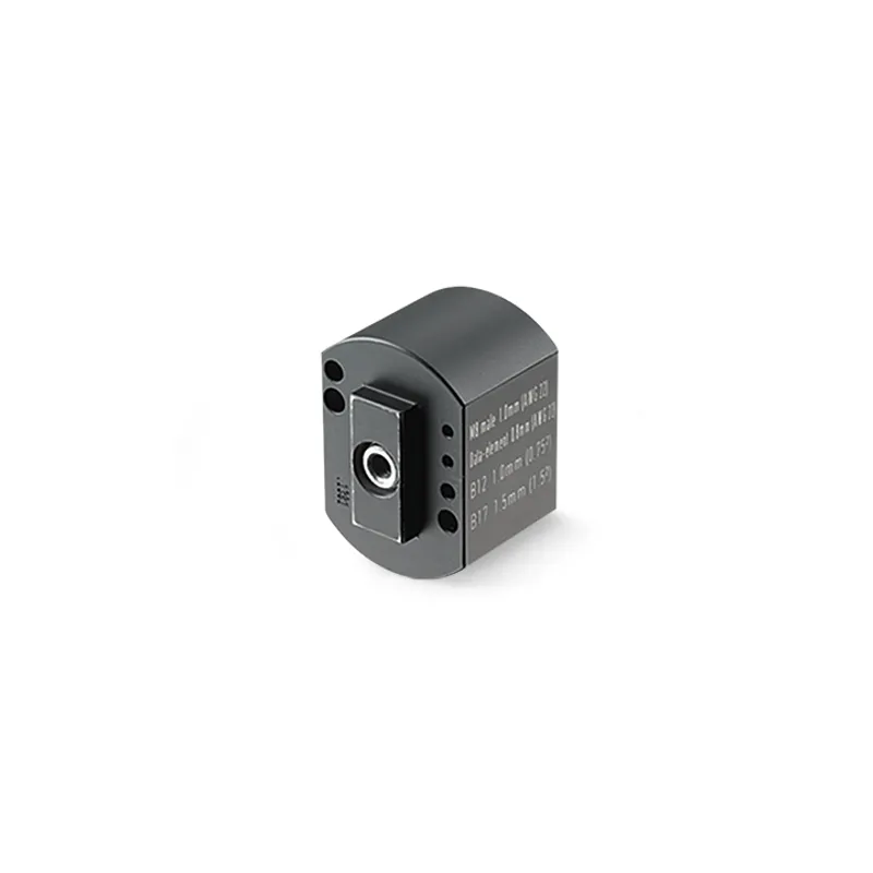 Crimping insert and locator for Ethernet element, M8, B12, B17 contacts