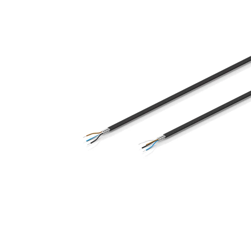Power/sensor cable, PUR, 4 x 0.34 mm², drag-chain suitable, black