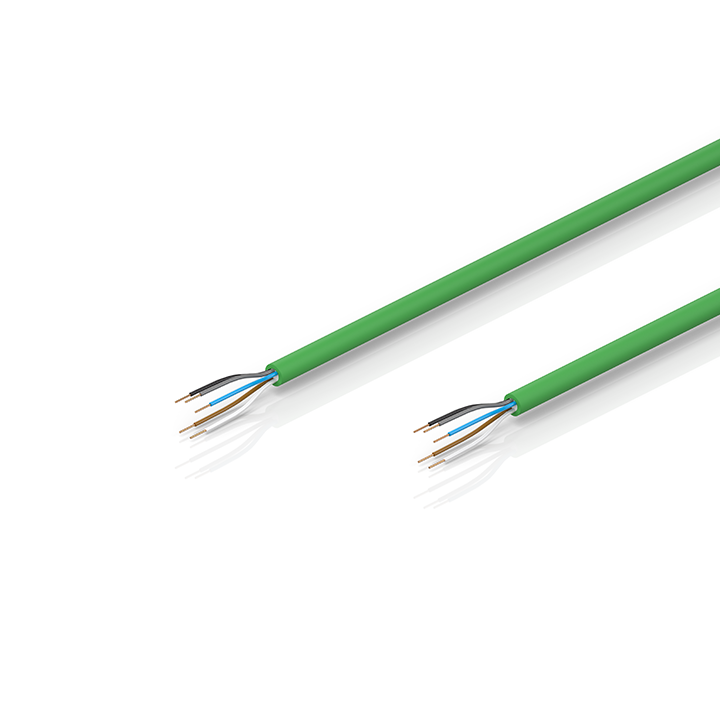Feedback cable, encoder, PUR, 5 x 0.25 mm², drag-chain suitable