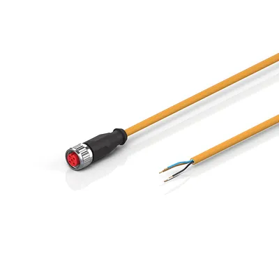 Sensor cable, PP, 4 x 0.25 mm², fixed installation, food & beverage