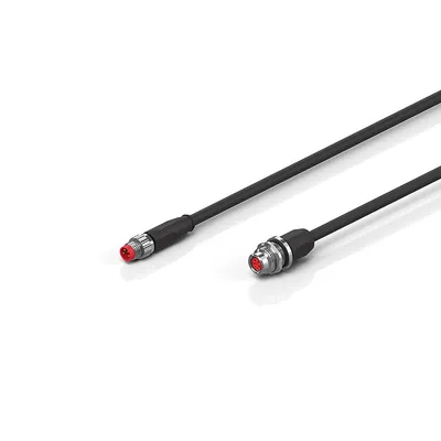 Power cable, PUR, 4 x 0.34 mm², drag-chain suitable
