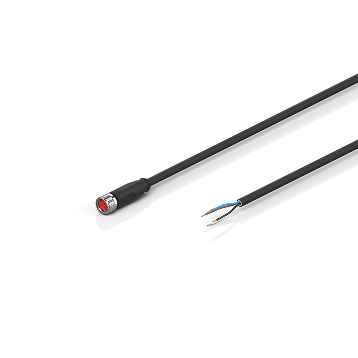 Power cable, PUR, 4 x 0.34 mm², drag-chain suitable
