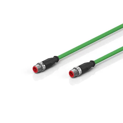 Encoder connection cable 0.25 mm² with M12 plug, drag-chain suitable