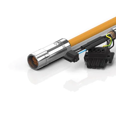 Motor connection cable 1.5 mm² with M23 speedtec® plug, drag-chain suitable