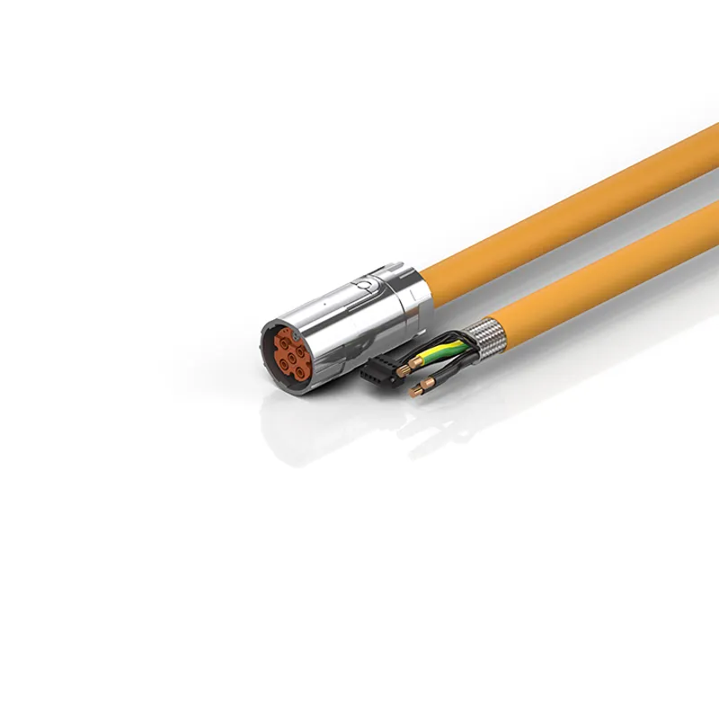 Motor connection cable 16 mm² with M40 speedtec® plug, drag-chain suitable