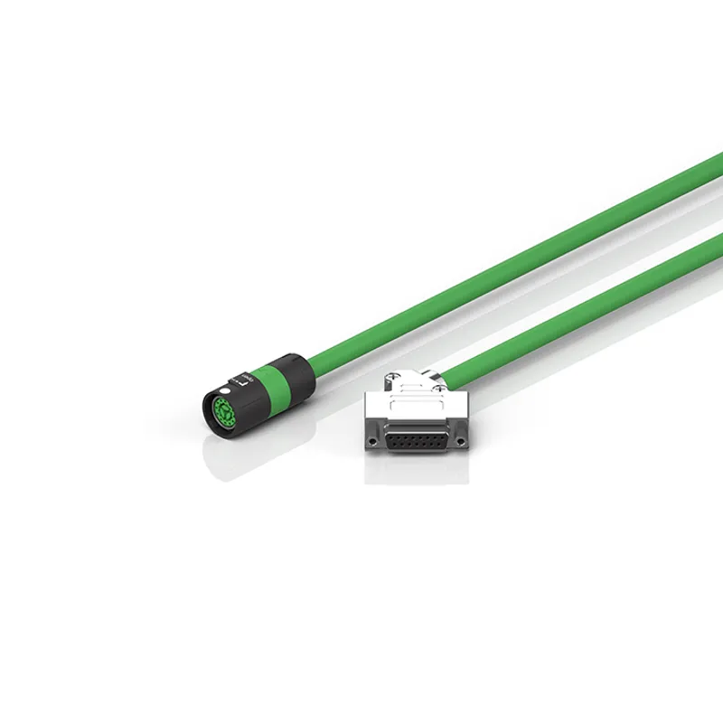Resolver connection cables 0.25 mm² with itec® plug, drag-chain suitable