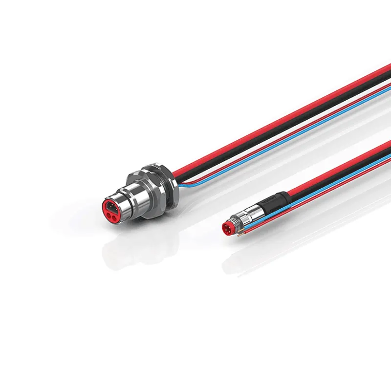 B12, ECP cable, PUR, 2 x 0.75 mm² + (1 x 4 x AWG22), drag-chain suitable, key 1 (24 V DC)