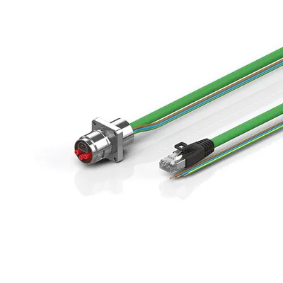 B17, ENP cable, PUR, 3 G 1.5 mm² + (1 x 4 x AWG22), drag-chain suitable, key 1 (24 V DC)