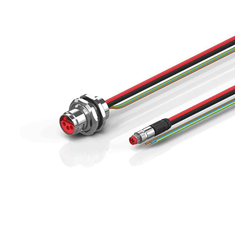 B17, ECP cable, PUR, 3 G 1.5 mm² + (1 x 4 x AWG22), drag-chain suitable, key 1 (24 V DC)