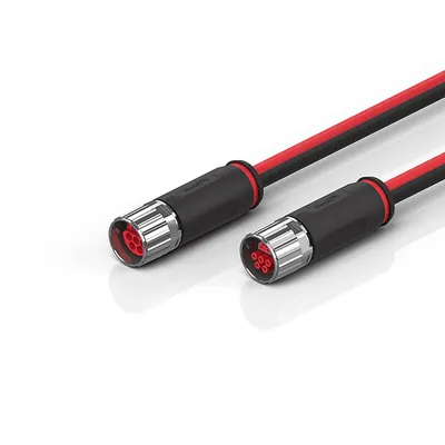 B17, ECP cable, PUR, 5 G 1.5 mm² + (1 x 4 x AWG22), drag-chain suitable, key 1 (2 x 24 V DC + PE)