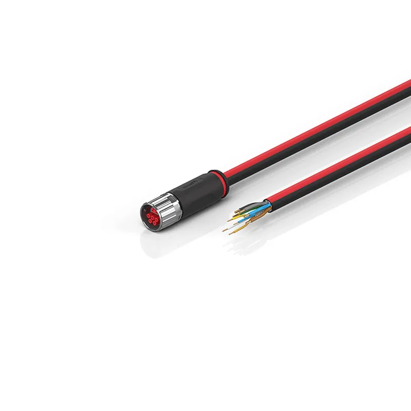 B17, ECP cable, PUR, 5 G 1.5 mm² + (1 x 4 x AWG22), drag-chain suitable, key 1 (2 x 24 V DC + PE)
