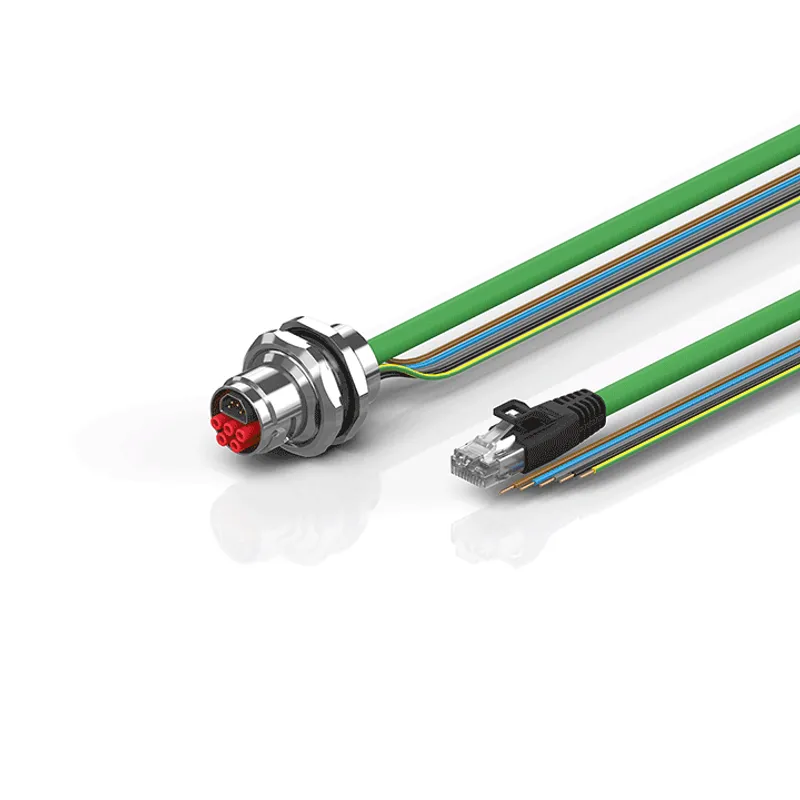 B17, ENP cable, PUR, 5 G 1.5 mm² + (1 x 4 x AWG22), drag-chain suitable, key 1 (2 x 24 V DC + PE)