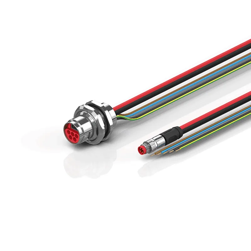 B17, ECP cable, PUR, 5 G 1.5 mm² + (1 x 4 x AWG22), drag-chain suitable, key 1 (2 x 24 V DC + PE)
