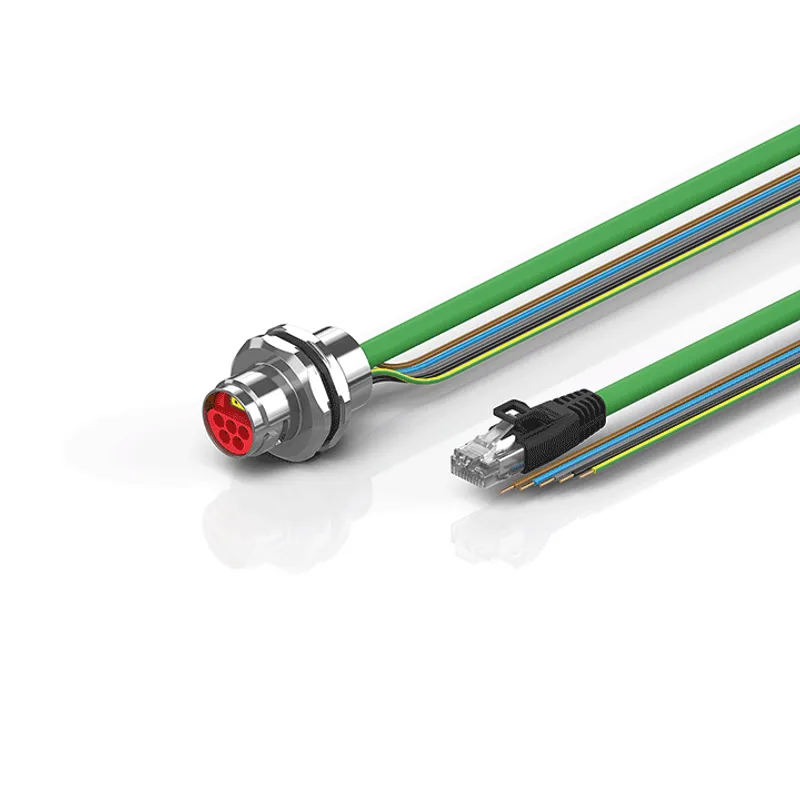 B17, ENP cable, PUR, 5 G 1.5 mm² + (1 x 4 x AWG22), drag-chain suitable, key 1 (2 x 24 V DC + PE)