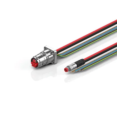 B17, ECP cable, PUR, 5 G 1.5 mm² + (1 x 4 x AWG22), drag-chain suitable, key 1 (2 x 24 V DC + PE)