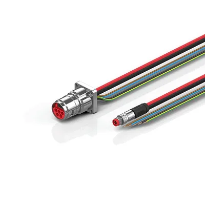 B17, ECP cable, PUR, 5 G 1.5 mm² + (1 x 4 x AWG22), drag-chain suitable, key 1 (2 x 24 V DC + PE)