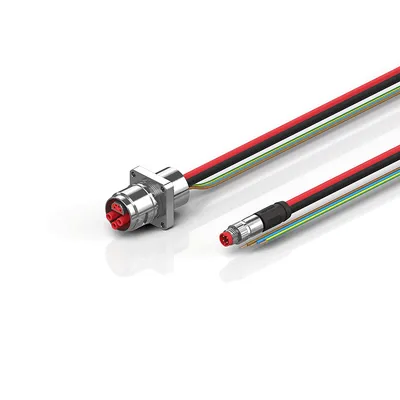 B17, ECP cable, PUR, 3 G 2.5 mm² + (1 x 4 x AWG22), drag-chain suitable, key 1 (24 V DC)