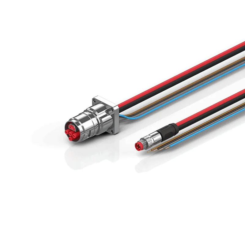 B17, ECP cable, PUR, 4 x 1.5 mm² + (1 x 4 x AWG22), drag-chain suitable, key 1 (2 x 24 V DC)