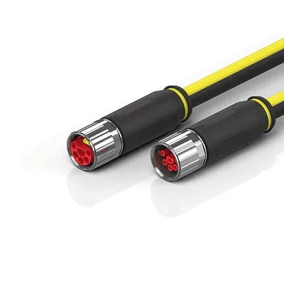 B23, ENP cable, PUR, 4 G 4.0 mm² + 2 x 2.5 mm² + (1 x 4 x AWG22), drag-chain suitable, key 1 (user-defined voltage)