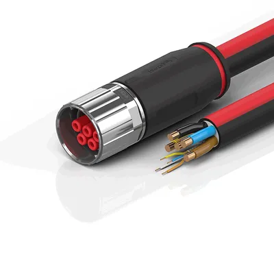 B40, ECP cable, PUR, 5 G 16.0 mm² + (1 x 4 x AWG22), drag-chain suitable, key 1 (2 x 24 V DC + PE)