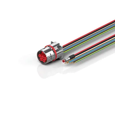 B40, ECP cable, PUR, 5 G 16.0 mm² + (1 x 4 x AWG22), drag-chain suitable, key 1 (2 x 24 V DC + PE)