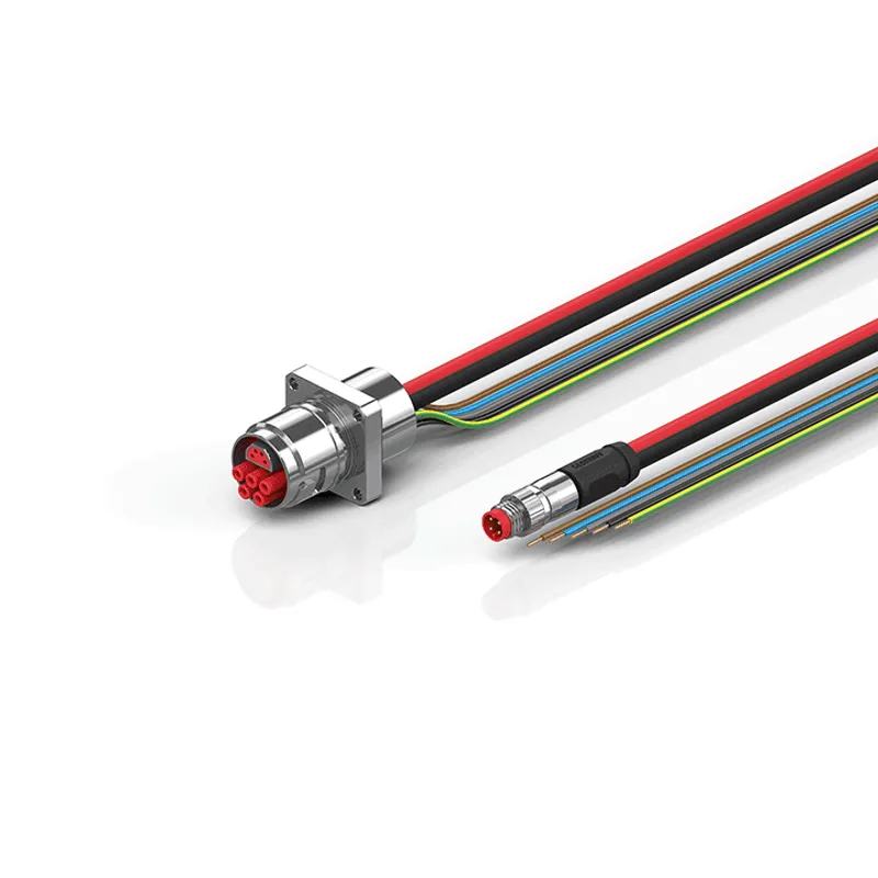 B17, ECP cable, PUR, 5 G 1.5 mm² + (1 x 4 x AWG22), drag-chain suitable, key 2 (400 V AC)