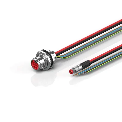 B17, ECP cable, PUR, 5 G 1.5 mm² + (1 x 4 x AWG22), drag-chain suitable, key 2 (400 V AC)