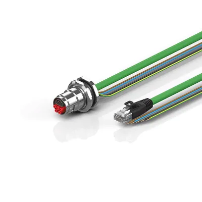 B17, ENP cable, PUR, 5 G 1.5 mm² + (1 x 4 x AWG22), drag-chain suitable, key 2 (400 V AC)