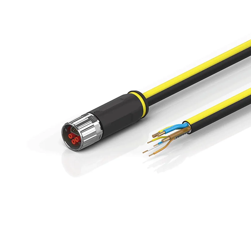 B17, ENP cable, PUR, 3 G 2.5 mm² + (1 x 4 x AWG22), drag-chain suitable, key 2 (230 V AC)