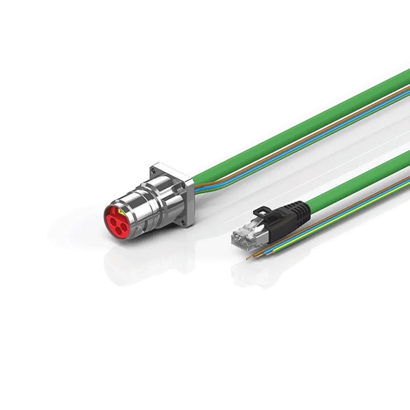 B17, ENP cable, PUR, 3 G 2.5 mm² + (1 x 4 x AWG22), drag-chain suitable, key 2 (230 V AC)