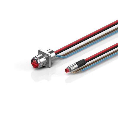 B17, ECP cable, PUR, 4 x 1.5 mm² + (1 x 4 x AWG22), drag-chain suitable, key 2 (user-defined voltage)