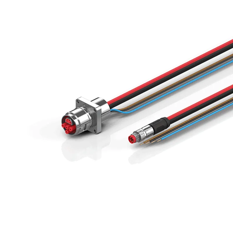 B17, ECP cable, PUR, 4 x 1.5 mm² + (1 x 4 x AWG22), drag-chain suitable, key 2 (user-defined voltage)