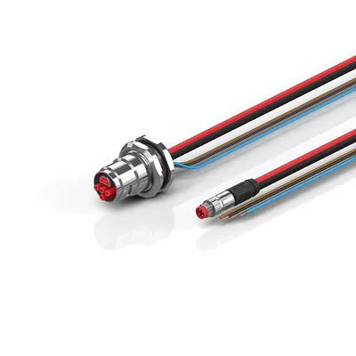 B17, ECP cable, PUR, 4 x 1.5 mm² + (1 x 4 x AWG22), drag-chain suitable, key 2 (user-defined voltage)