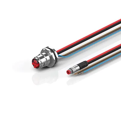 B17, ECP cable, PUR, 4 x 1.5 mm² + (1 x 4 x AWG22), drag-chain suitable, key 2 (user-defined voltage)