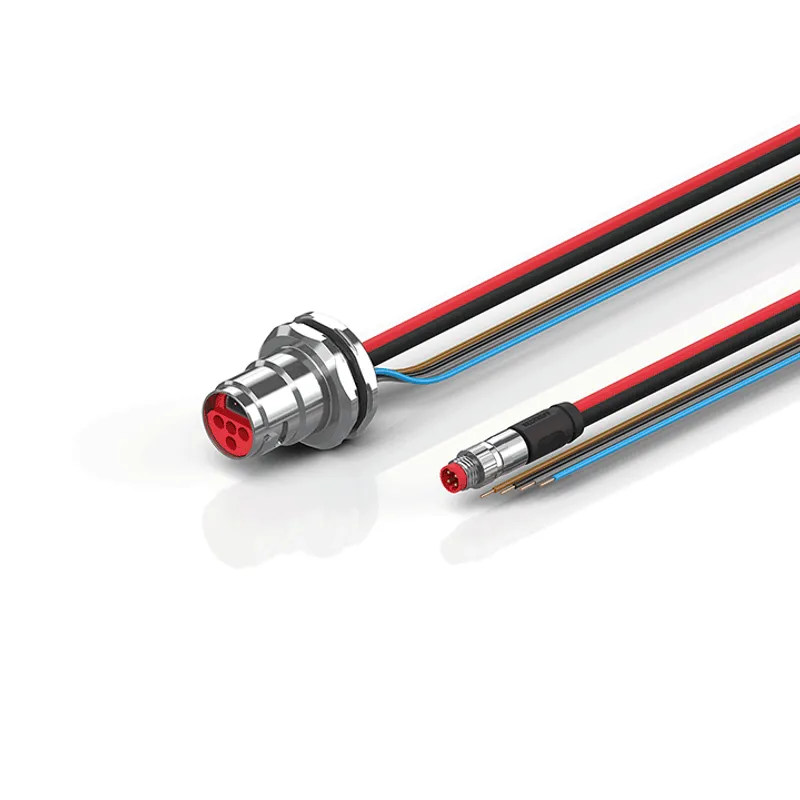 B17, ECP cable, PUR, 4 x 1.5 mm² + (1 x 4 x AWG22), drag-chain suitable, key 2 (user-defined voltage)