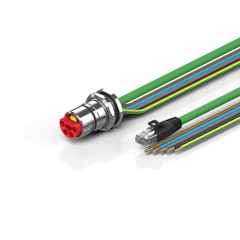 B23, ENP cable, PUR, 5 G 4.0 mm² + (1 x 4 x AWG22), drag-chain suitable, key 2 (400 V AC)