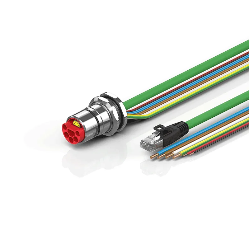 B23, ENP cable, PUR, 4 G 4.0 mm² + 2 x 2.5 mm² + (1 x 4 x AWG22), drag-chain suitable, key 2 (user-defined voltage)
