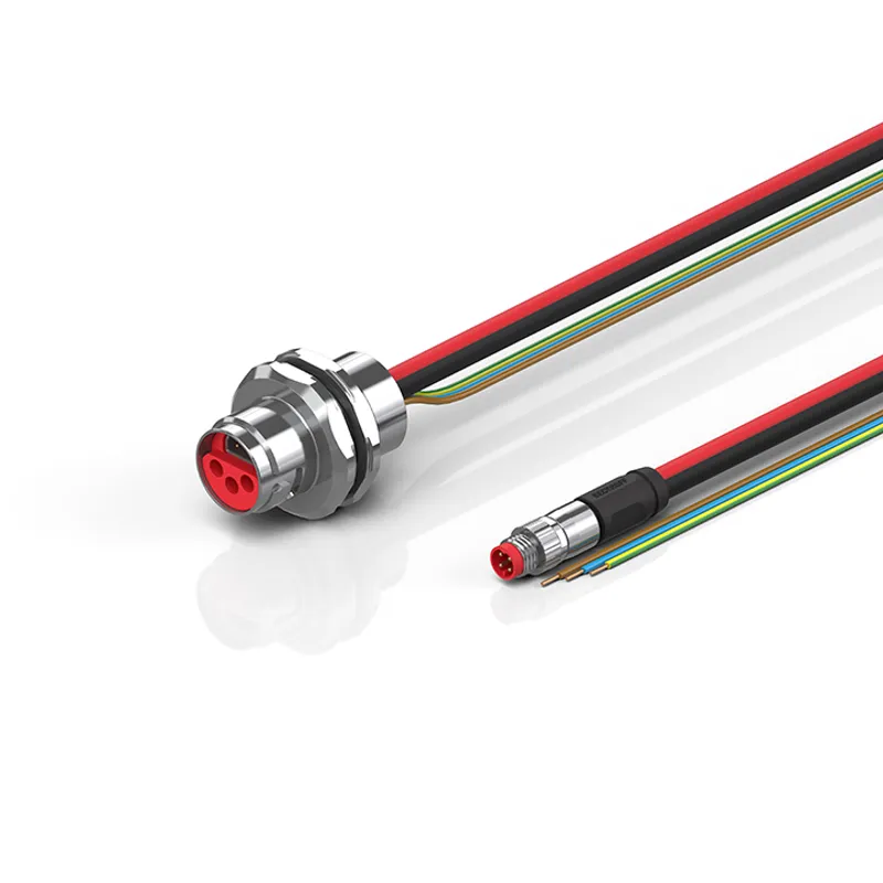 B17, ECP cable, PUR, 3 G 1.5 mm² + (1 x 4 x AWG22), drag-chain suitable, key 3 (user-defined voltage)