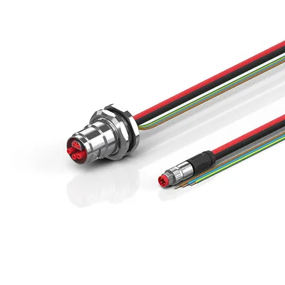B17, ECP cable, PUR, 3 G 1.5 mm² + (1 x 4 x AWG22), drag-chain suitable, key 3 (user-defined voltage)