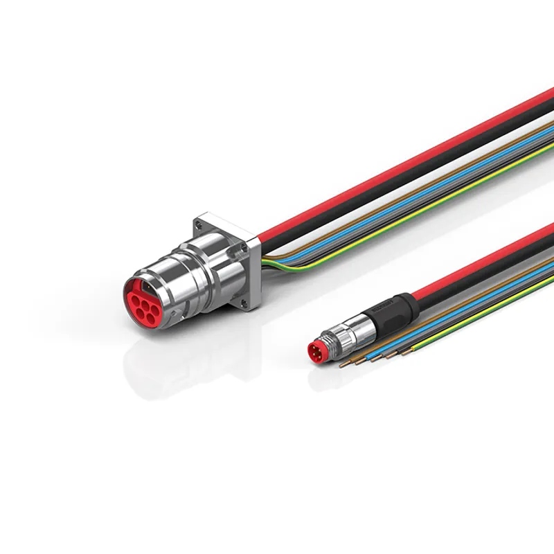 B17, ECP cable, PUR, 5 G 1.5 mm² + (1 x 4 x AWG22), drag-chain suitable, key 3 (user-defined voltage)