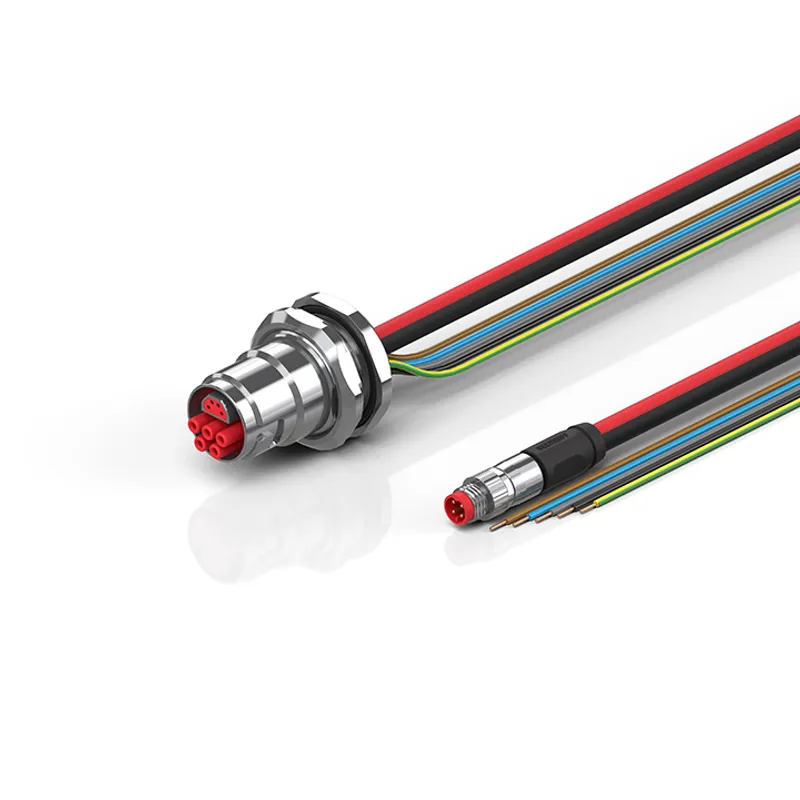 B17, ECP cable, PUR, 5 G 1.5 mm² + (1 x 4 x AWG22), drag-chain suitable, key 3 (user-defined voltage)