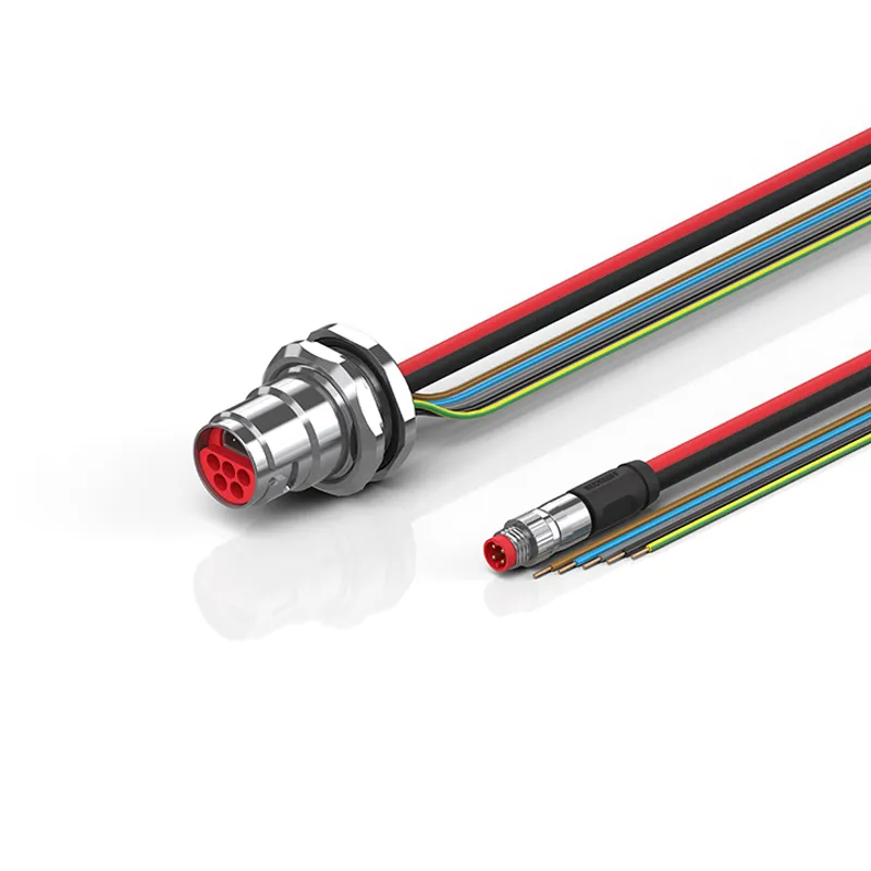 B17, ECP cable, PUR, 5 G 1.5 mm² + (1 x 4 x AWG22), drag-chain suitable, key 3 (user-defined voltage)