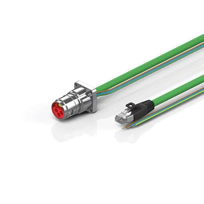 B17, ENP cable, PUR, 3 G 2.5 mm² + (1 x 4 x AWG22), drag-chain suitable, key 3 (user-defined voltage)